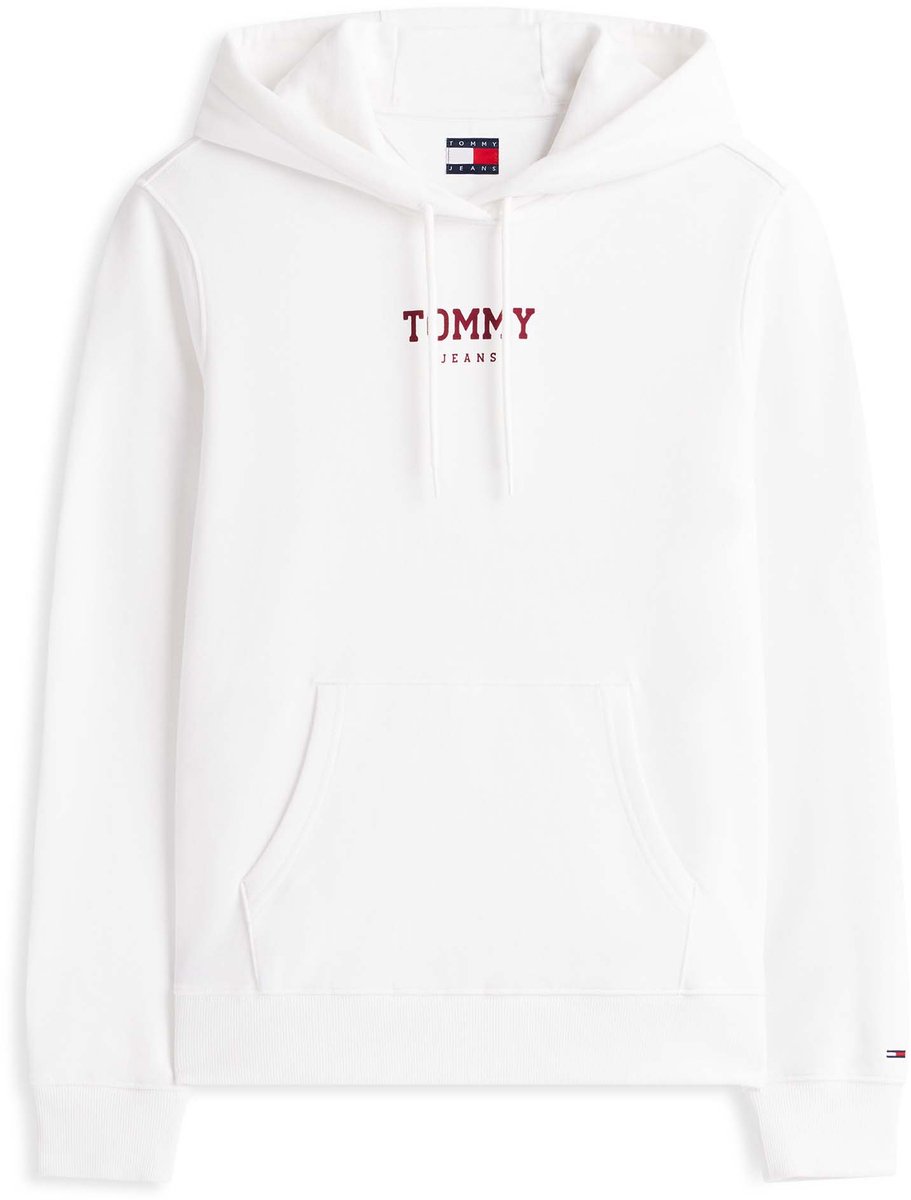 Tommy Jeans Sweater Tjw Reg Ess Logo 2 H Fashion Wear Vrouwen Wit