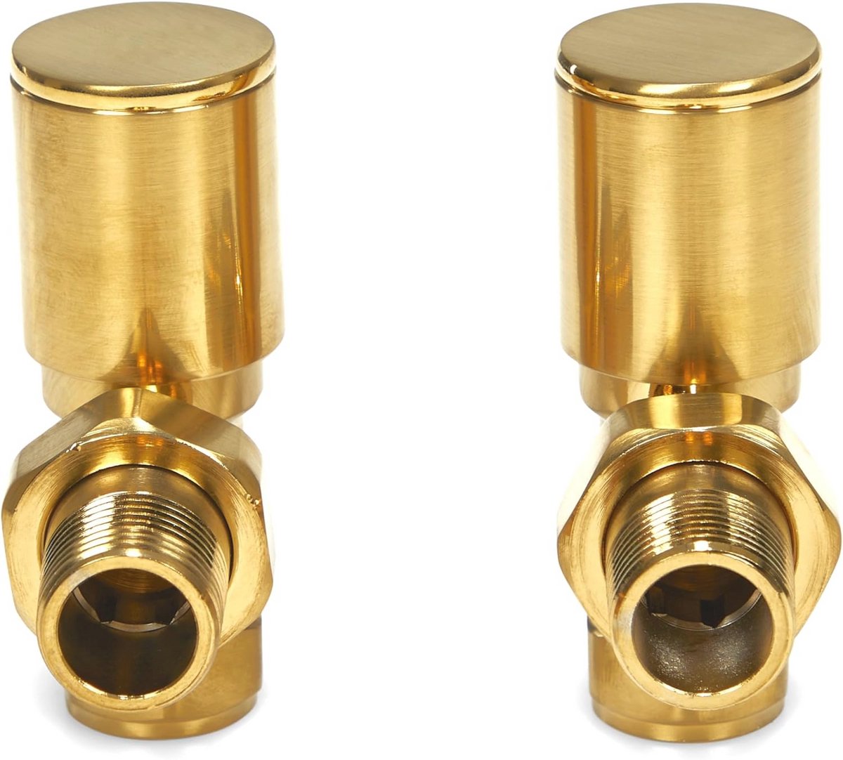 Traditionele Radiatorkleppen voor Handdoekrails 15mm Hoekmodel
