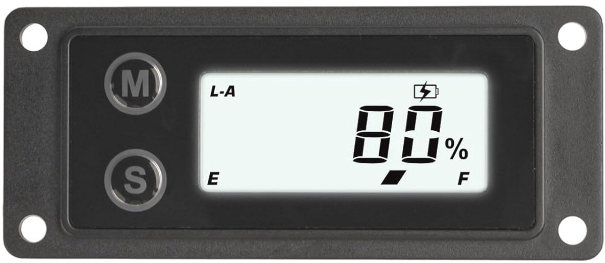 Digitale Batterij Indicator 12V - 48V met Waterdicht Ontwerp en Achtergrondverlichting