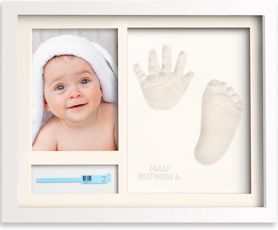 TOGOU2S Babyafdrukset met sponsbevestiging, niet giftig en zuurvrij, hondenafdrukset geschikt voor hand  en voetafdrukken schilderen en doe het zelf werk, Bruin