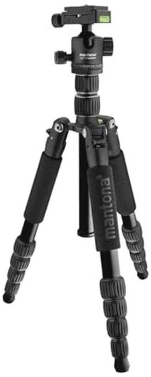 Lichtgewicht Aluminium Reisstatief met Kogelkop en Wisselplaat - Perfect voor Fotografie en Vloggen