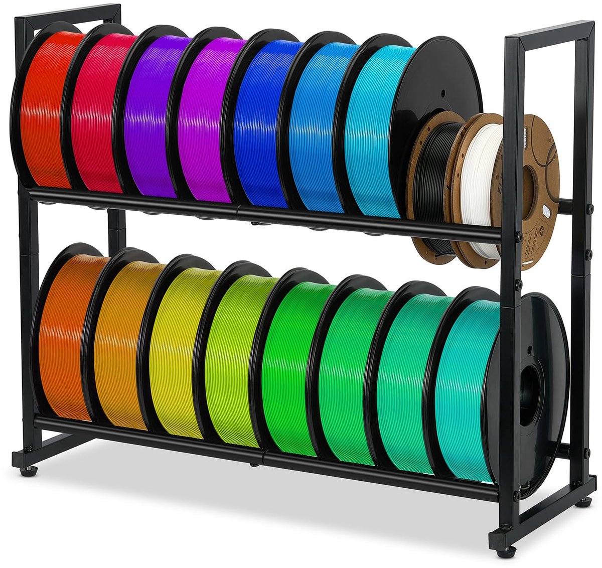 IMPERATORIS® PLA 3D Printer Filament - Printfilament - Eenvoudig Printen - 1.68 kg - kleurrijk