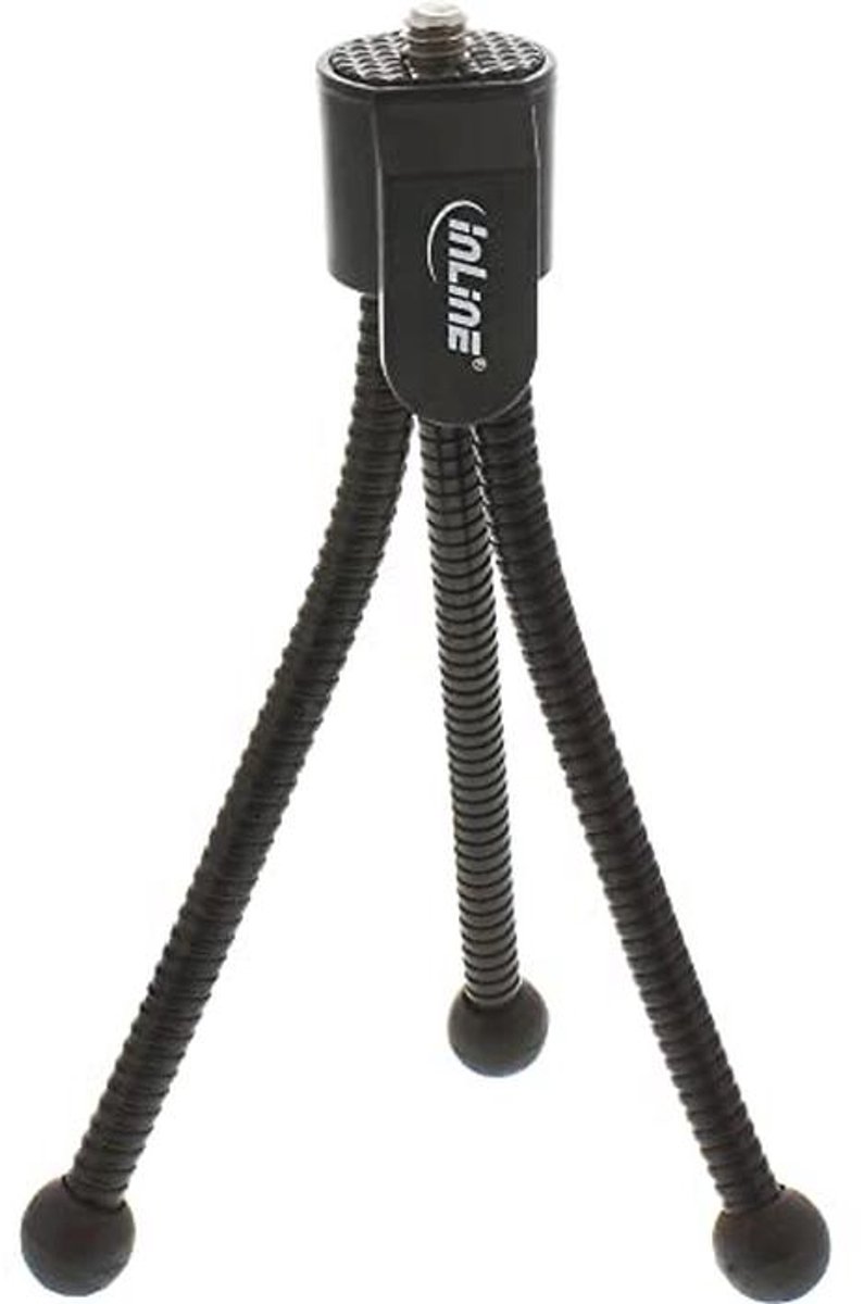 Mini Statief voor Digitale Camera's - Hoogte 12,5 cm - Zwart