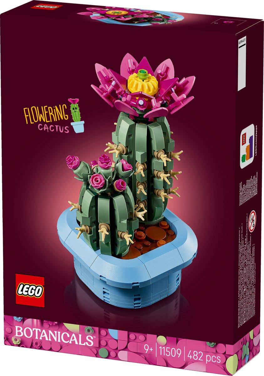 LEGO Botanicals Bloeiende Cactus - Planten Decoratie Set - 11509 — afbeelding 13