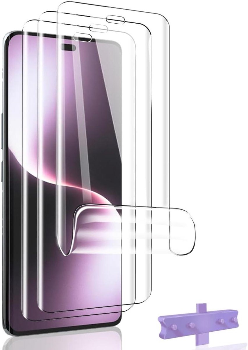 Cosensi - Displaybeschermfolie 3 stuks voor smartphone, transparant en krasbestendig