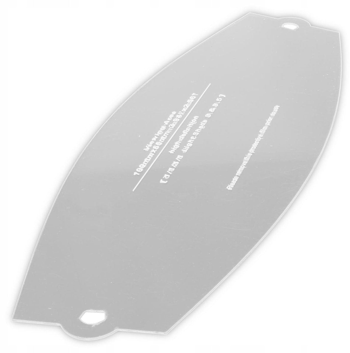 Sherman V5a Buitenlens Voor Lashelm - Transparant PVC