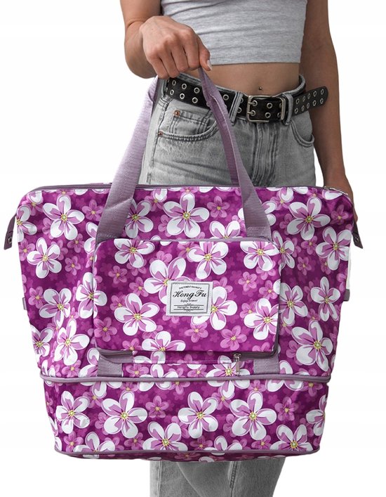 Sporttas, gymtas, gymtas, gymtas, dans, meisjes, tas, zwembad, reistas, sporttas voor meisjes, Zwart, 18L*9.75H*8W, kinderkoffer