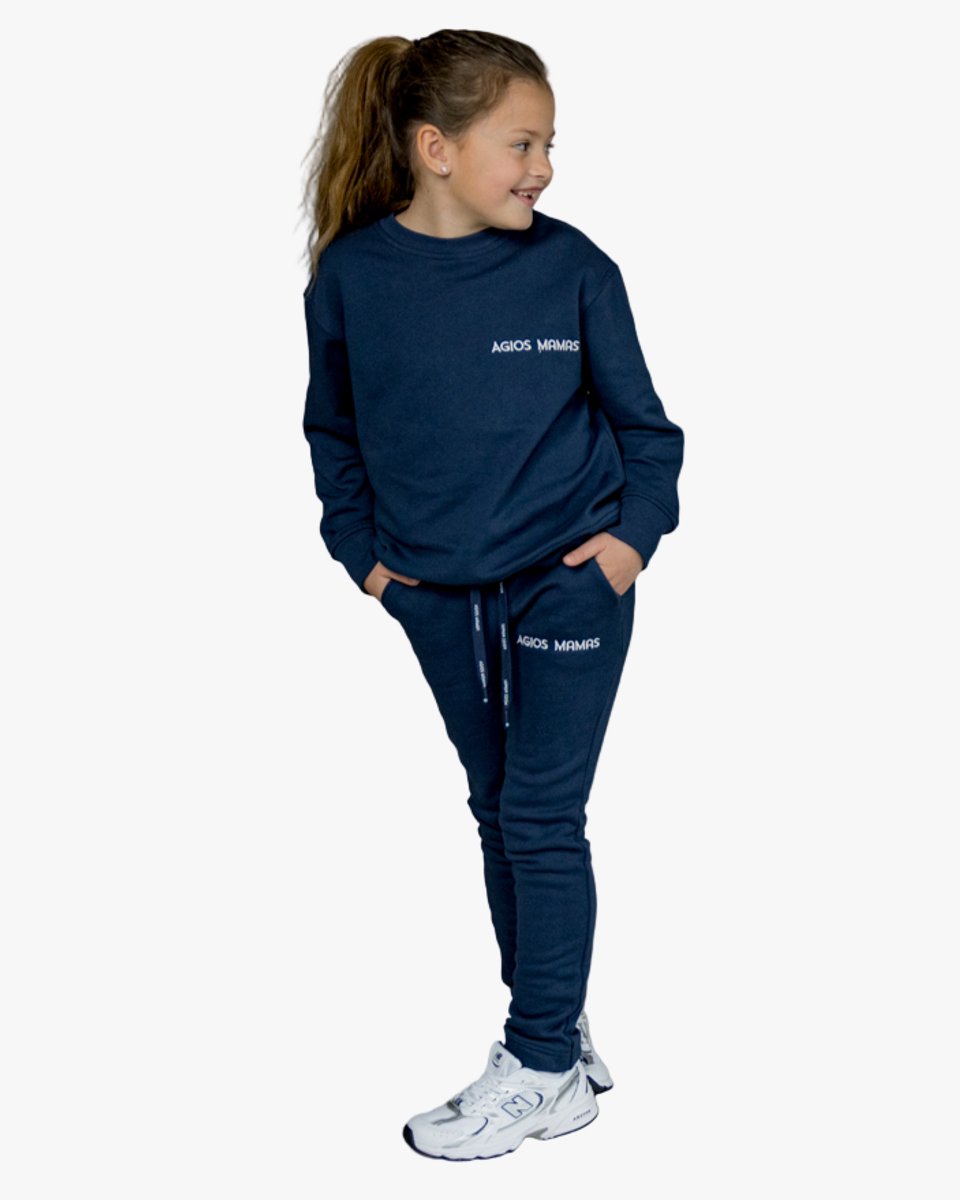Basic Sweater Unisex - 100% katoen 320 GSM - Regular Fit - Maat 110-116 -