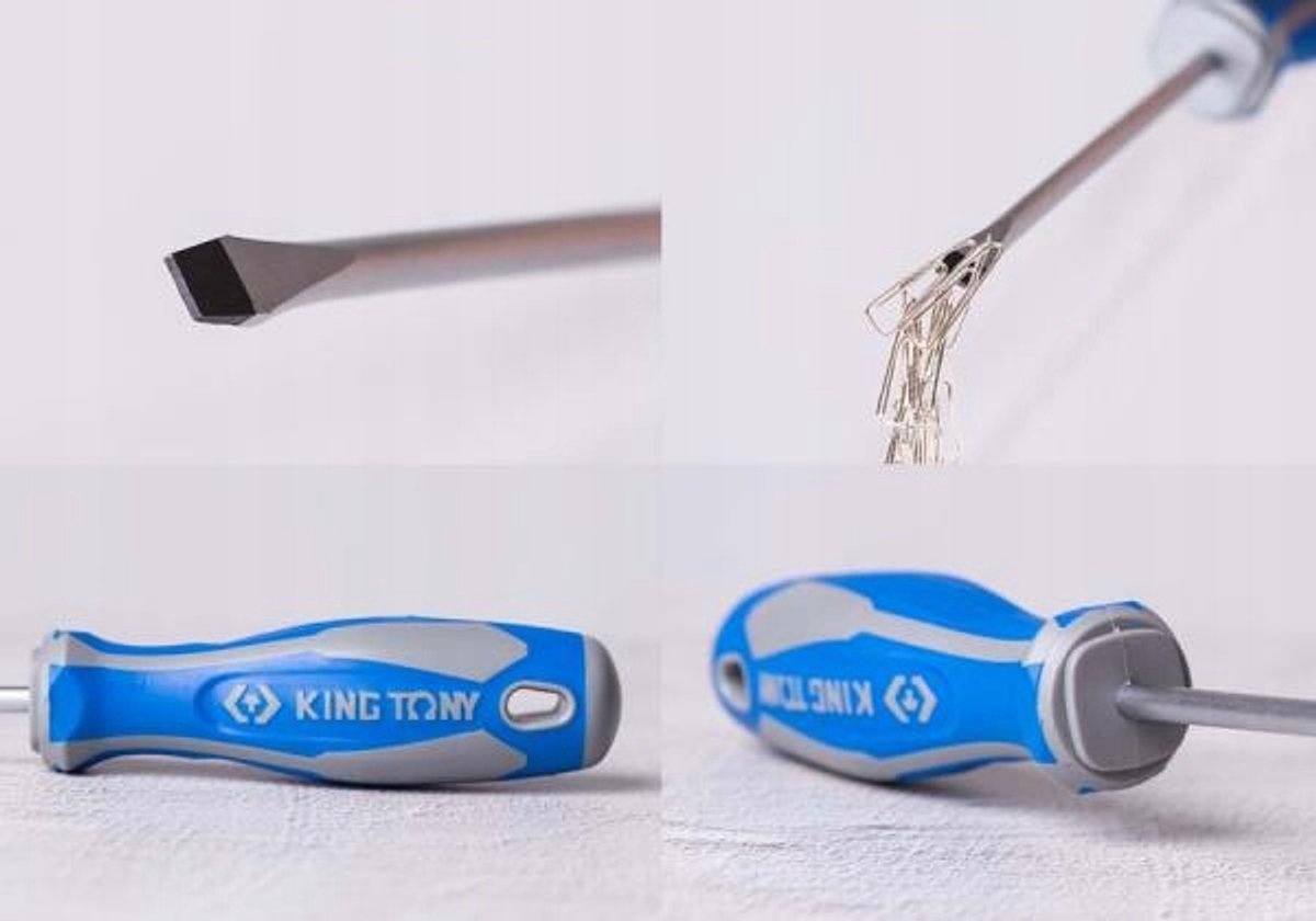 King Tony platte schroevendraaier 6,5x1,2 mm 150 mm