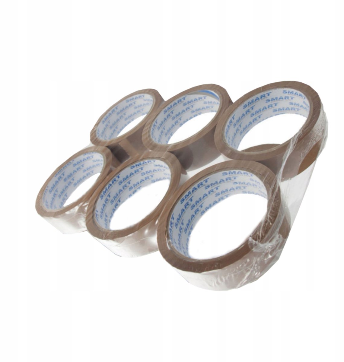 Smart Bruine Acryl Pakking Tape - 6 Rollen