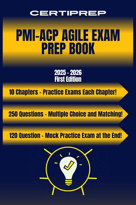 CertiPrep - PMI-ACP Agile Prep Book 2025 - 2026 - cover