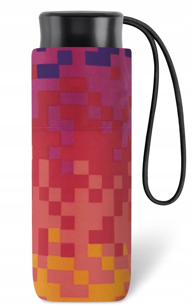 Happy Rain Ultra Mini Paraplu Pixel Rainbow - Compact en winddicht