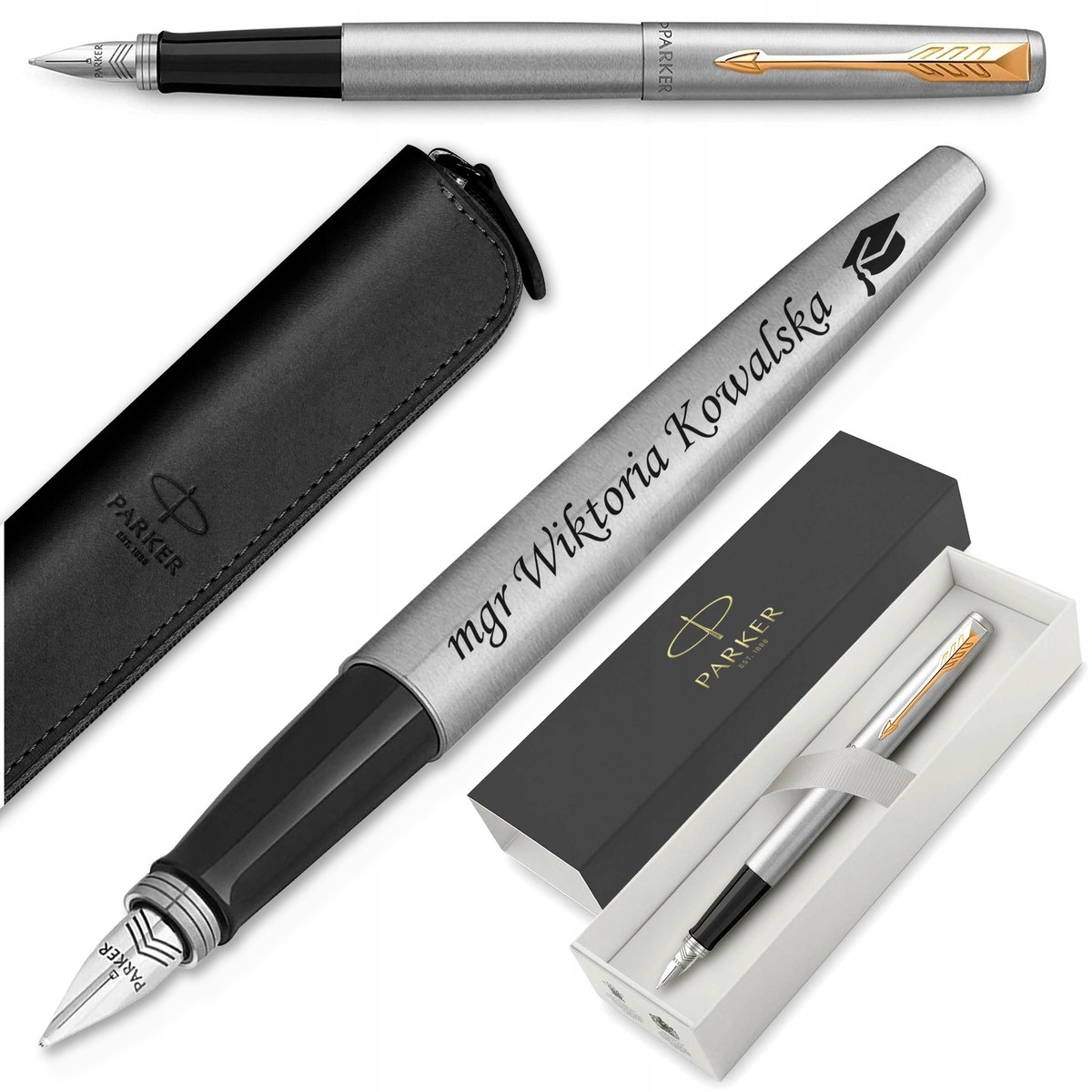 Parker Jotter GT Vulpen met Gravure en Luxe Geschenkverpakking