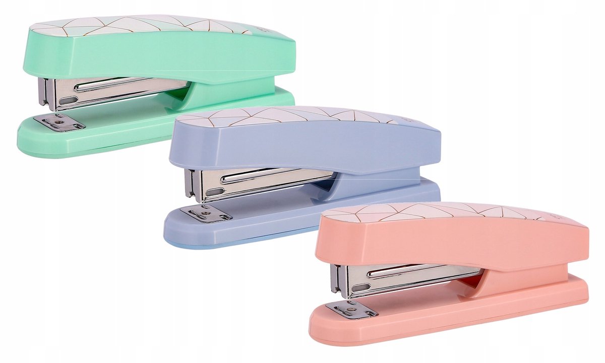 Deli Macaron Zszywacz Biurowy Zielony - Stylowy i Funkcjonalny