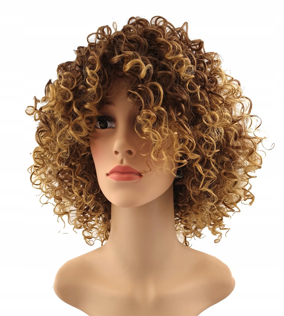 Merkloze Afro-pruik - Krullend, Cosplay, Glamrock, Blond