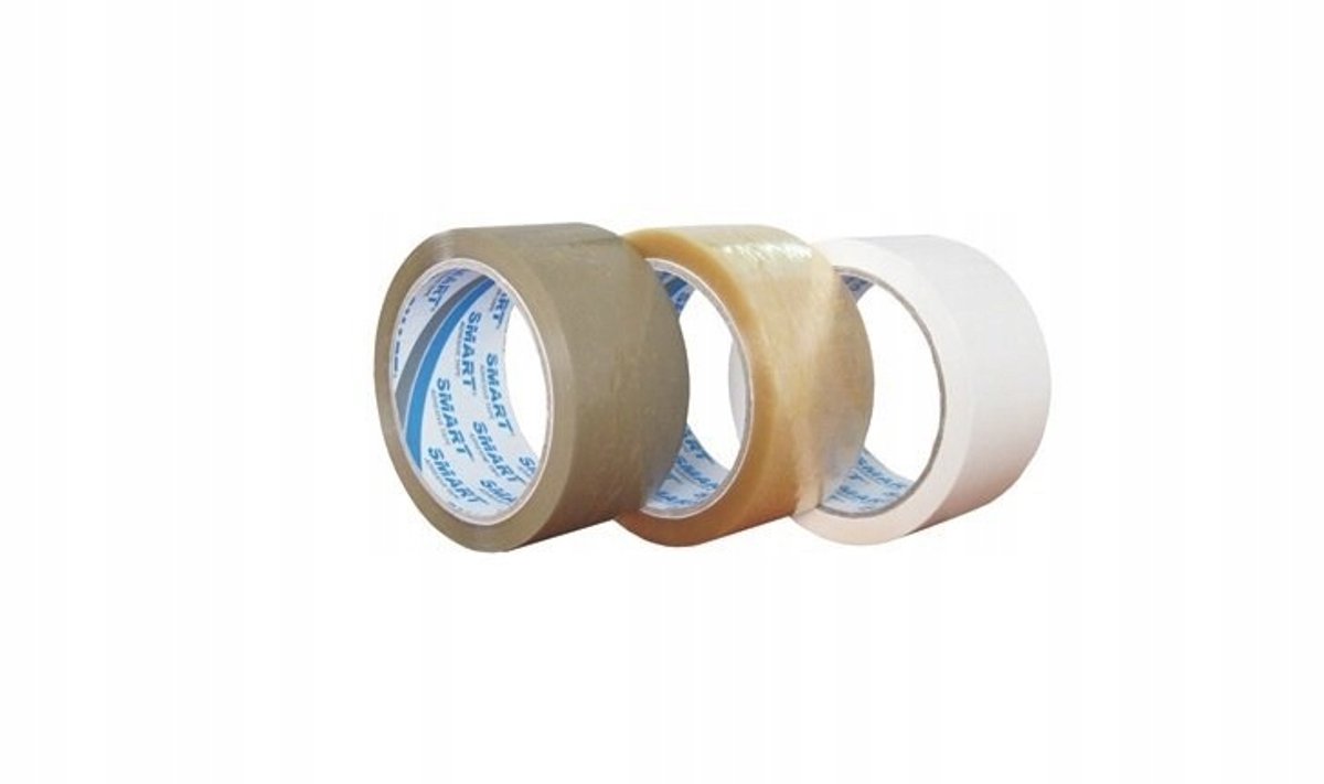 Witte verpakkingstape rubber 48 mm x 50 m - sterk en duurzaam