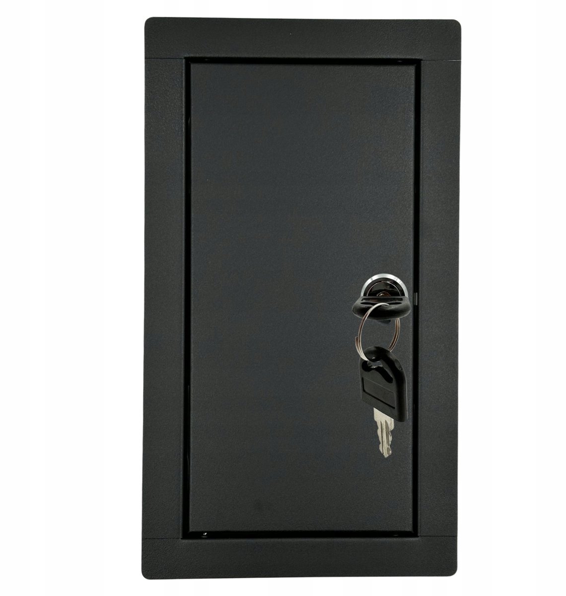 Metalen Reparatiedeur Zwart 40x60 cm met Sleutel