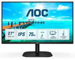 AOC 27 inch IPS-monitor 1920x1080 75Hz Flicker-Free