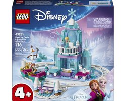 Product afbeelding van LEGO Disney Princess speelset Elsas Schlittenfahrt Eispalast Frozen.
