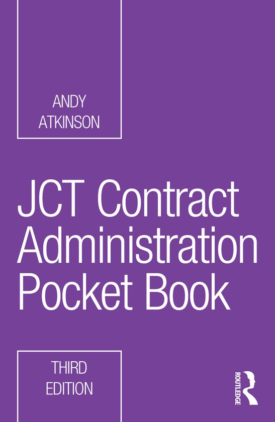 Routledge Pocket Books- JCT Contract Administration Pocket B ... - cover