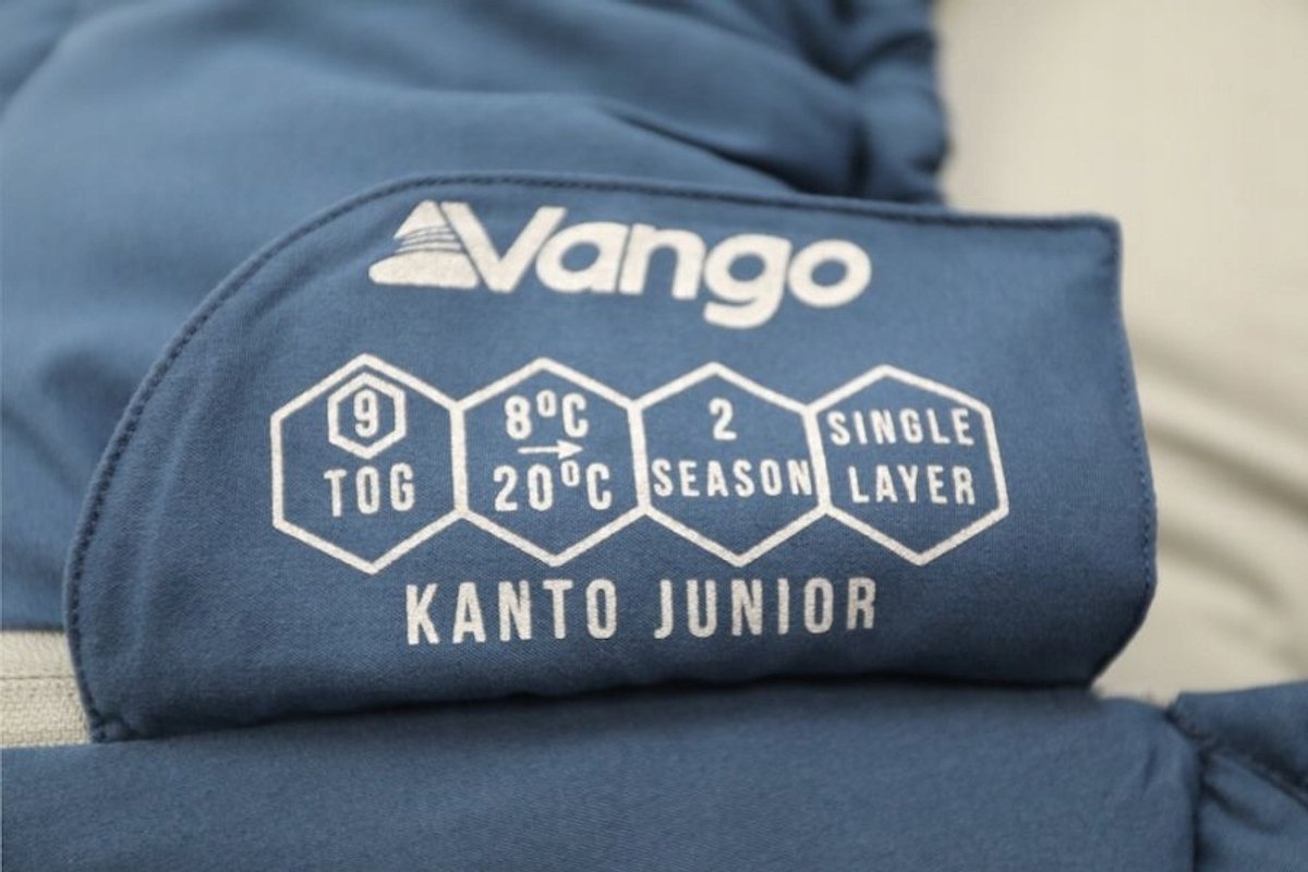 Vango Kanto Junior Slaapzak - 2-seizoenen, Junior Maat, Inktblauw