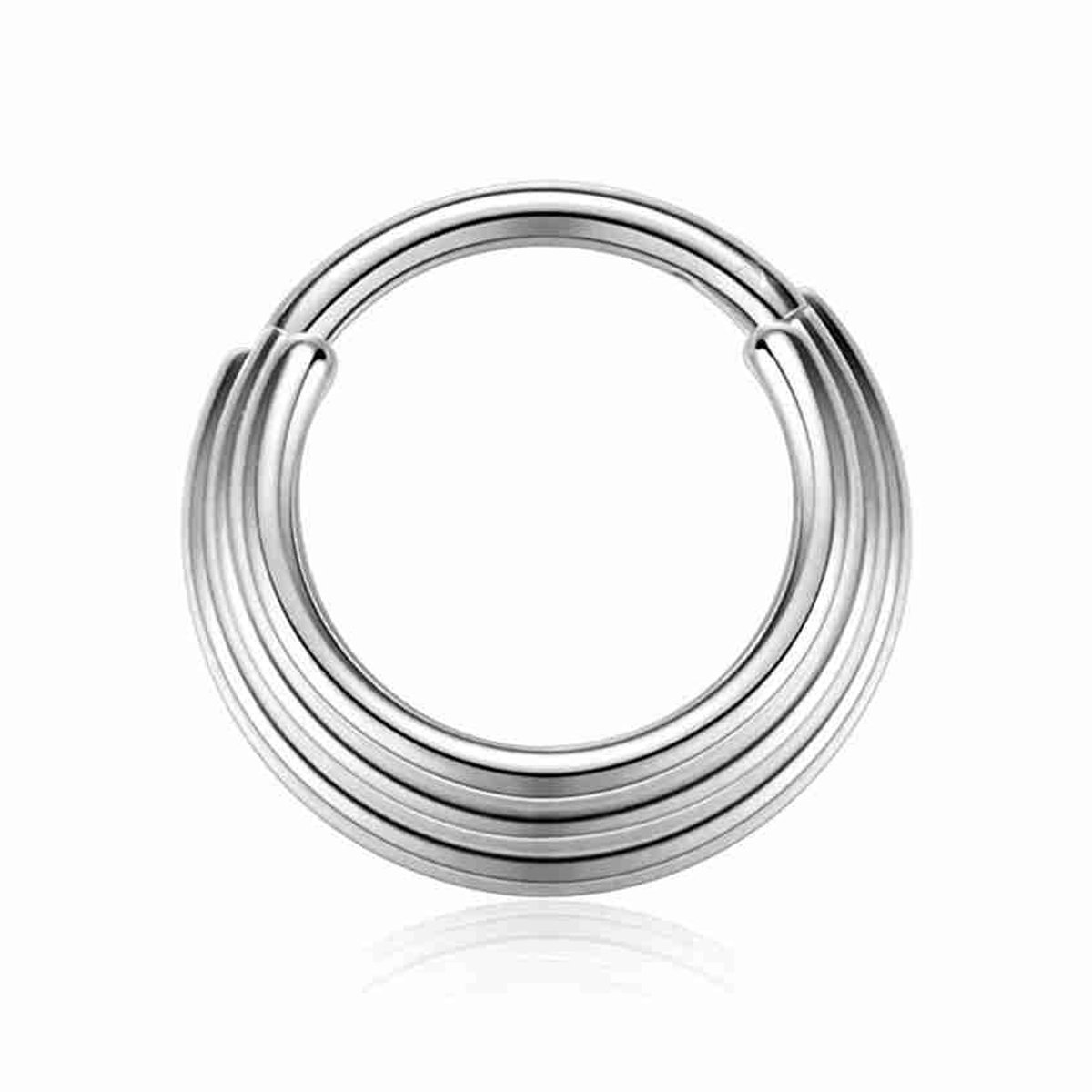 WeLoveSilver - Helix piercing - Chirurgisch staal - Zilverkleurig - Reliëf