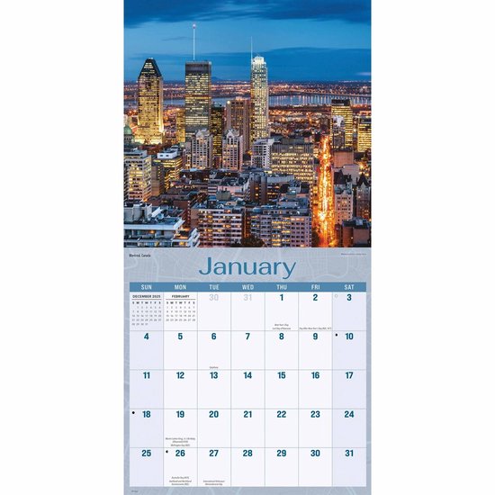 CAROUSEL Kalender 2026 - City Skylines Wall