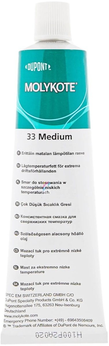 MOLYKOTE 33 Medium Smeervet 100 gram