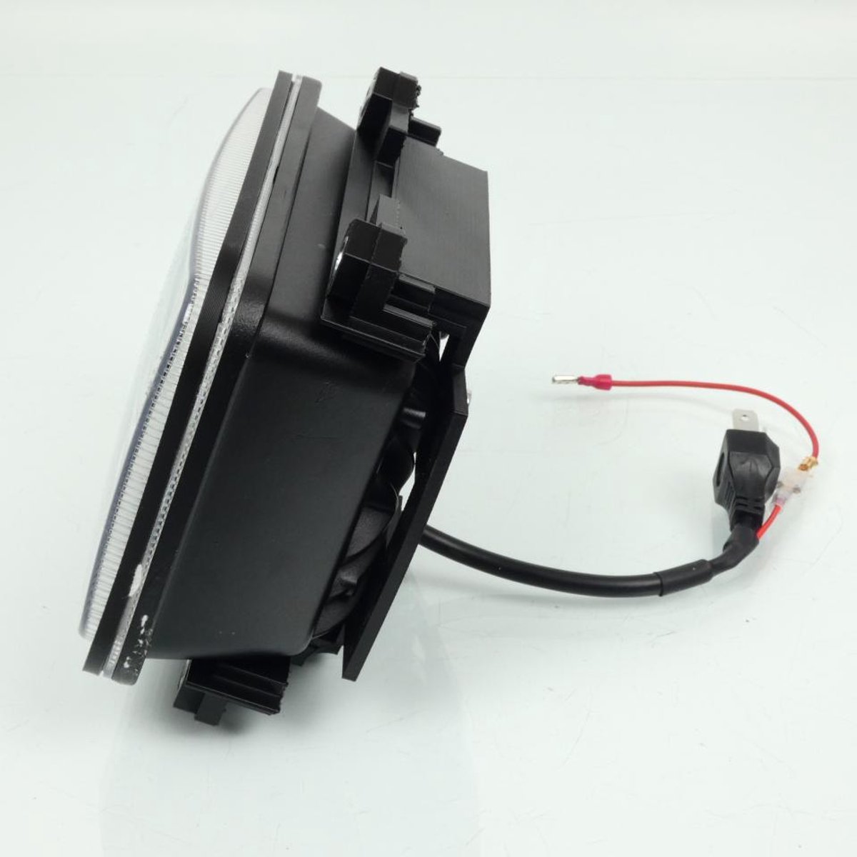 Optique avant EVOK pour auto Piaggio 50 Ape Tm 1985 à 1989 Iron Led 12V Neuf