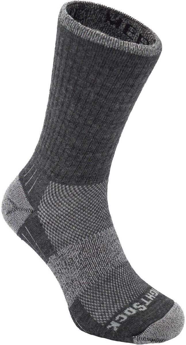 Wrightsock Escape Merino Crew /Donkergrijs 41-45