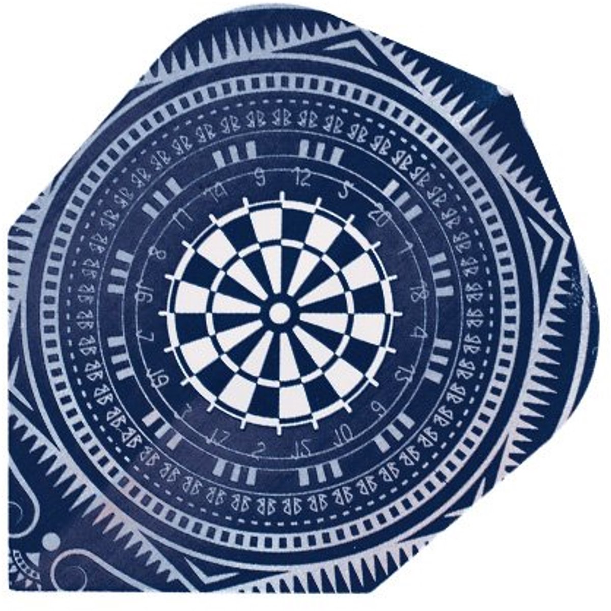 Harrows Quadro Dartboard Blue - Dart Flights