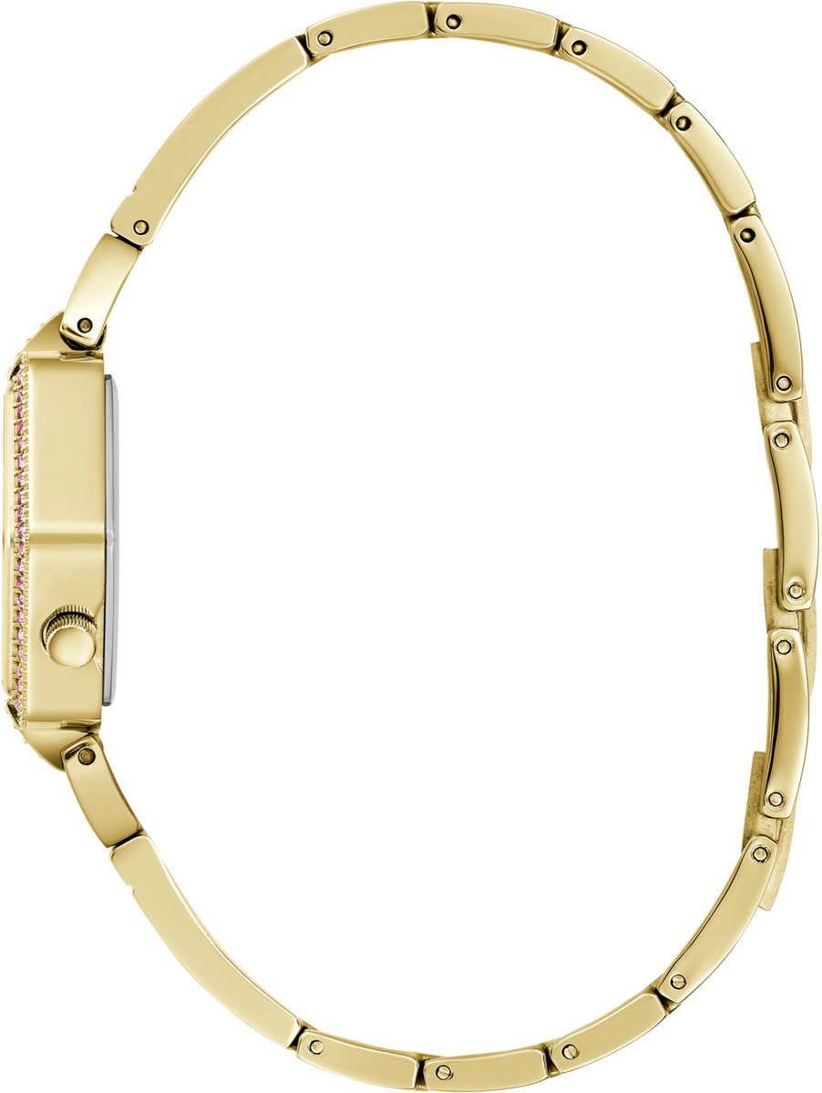 Guess Gd Audrey Quartz Analoog Analoog Horloge Gouden Toon Kast 100%: Gerecycled Staal | Armband 100%: Gerecycled Staal 28 mm GW0680L2