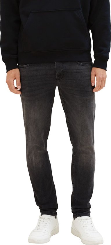 Tom Tailor Denim Heren Jeans Broeken Culver skinny Fit Zwart 29W / 34L Volwassenen