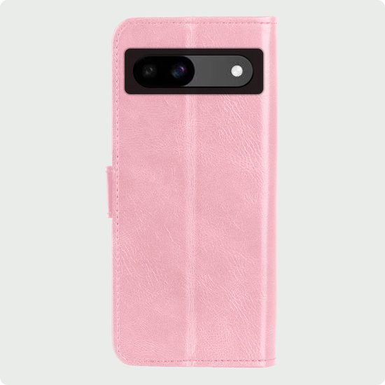 Étui pour Google Pixel 8a - Étui de Bookcase à rabat - Étui pour Google Pixel 8a - Rose clair