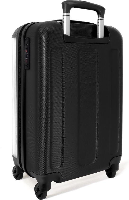 NoBoringSuitcases.com® - Valise cabine enfant Aéroplane - Bleu - Enfants - Garçons - Bagage à main - Valise de voyage - Valise chariot - Valises 55x40x20 cm - 55x35x25 cm