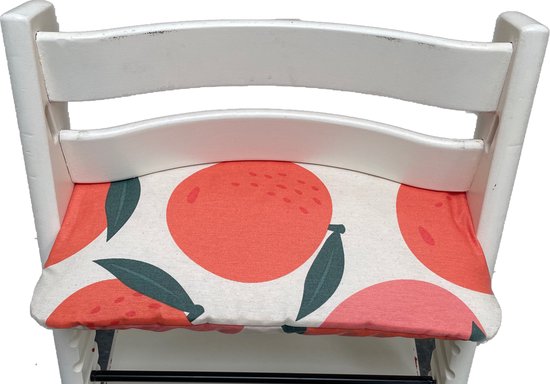 Gecoate kussenset voor de Tripp Trapp kinderstoel van Stokke -Orange - duurzaam - makkelijk schoon te vegen - comfortabel van Merkloos — afbeelding 2