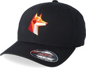 Hatstore- Paper Fox Black Flexfit - Origami Cap