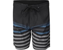 Brunotti Paitor - Stripe Heren Boardshorts - Zwart