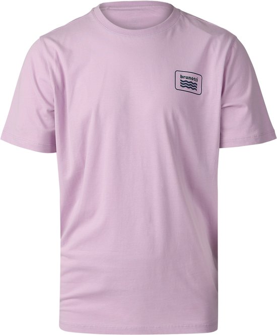 Brunotti Logo-Wave Heren T-shirt - Paars - S