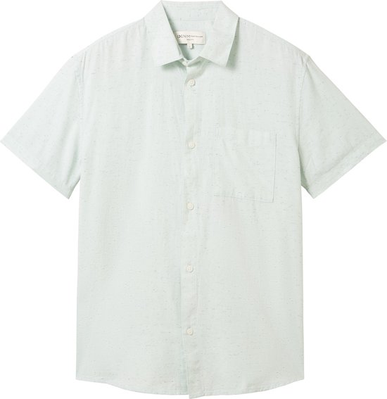 Tom Tailor Overhemd Gestructureerd Overhemd 1041401xx12 36362 Mannen Maat - XL