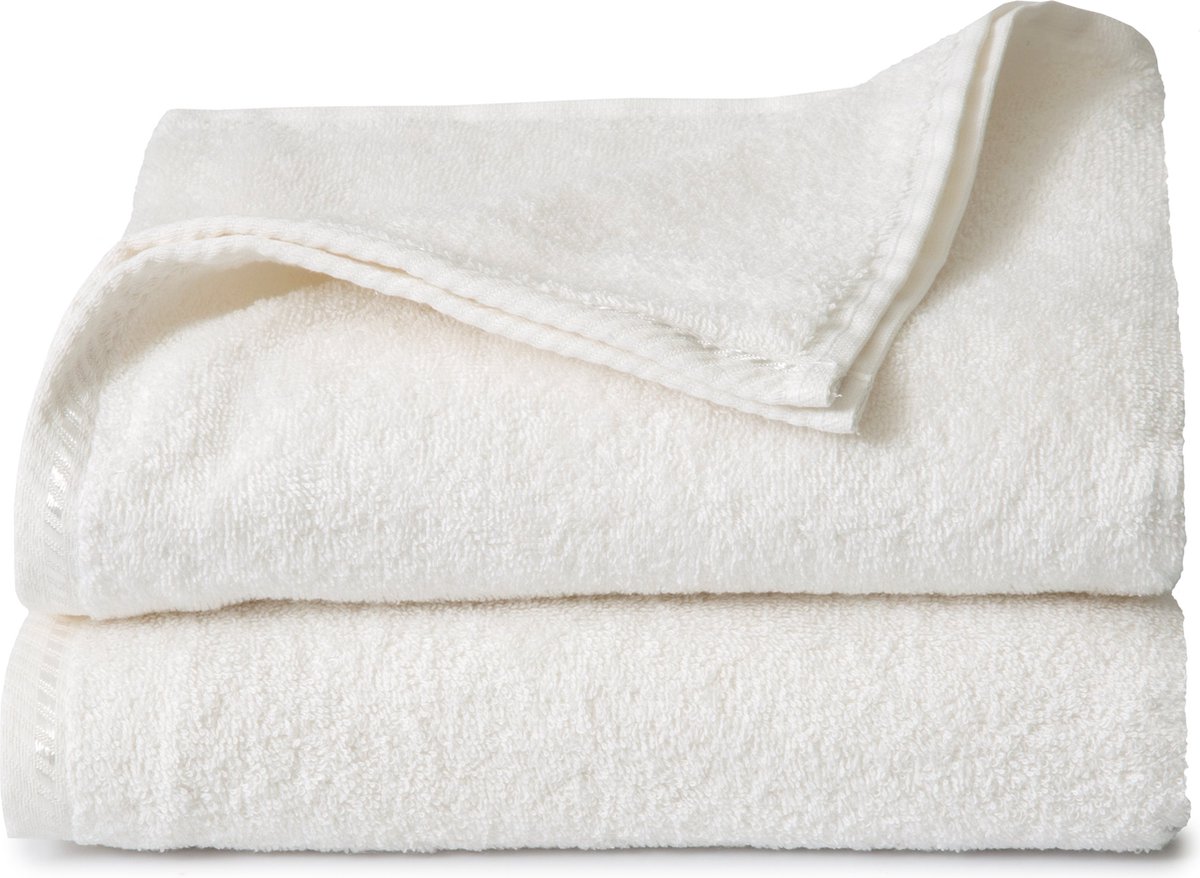 Katoenen Handdoek - Crème - Set van 9 Stuks - 50x100 cm - Heerlijk