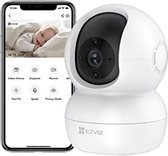 EZVIZ Wifi-IP-camera, bewakingscamera voor binnen, draaibaar, 1080p, twee-weg audio, bewegingsdetectie, IR-nachtzicht, babyfoon compatibel met Alexa, TY2