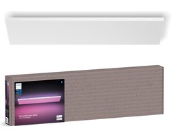 Philips Hue Datura paneellamp – wit en gekleurd licht – rechthoekig – wit