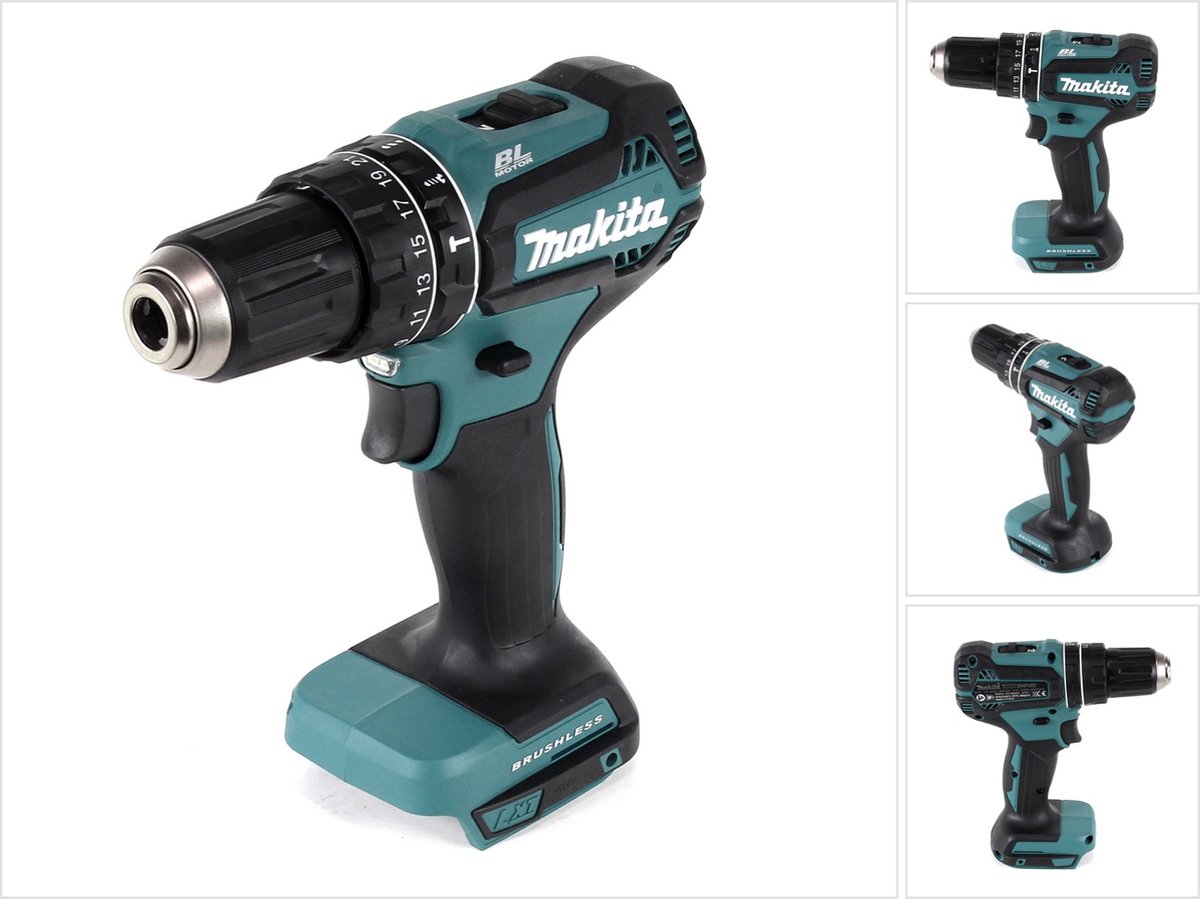 Makita DHP485Z 18V Li-Ion accu klopboor-/schroefmachine body - koolborstelloos - Losse Body (geleverd zonder accu en lader) thumbnail 6
