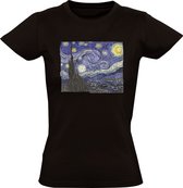 Van Gogh Sterrennacht Dames T-shirt | Kunst | Schilderij | Shirt | Unisex | Capuchon