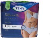 TENA Silhouette Norm wit - Lage Taille - Large, 10 stuks . Voordeelbundel met 10 verpakkingen