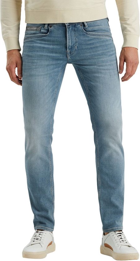 PME Legend Heren Jeans Broeken SKYRAK regular/straight Fit Blauw 36W / 32L Volwassenen