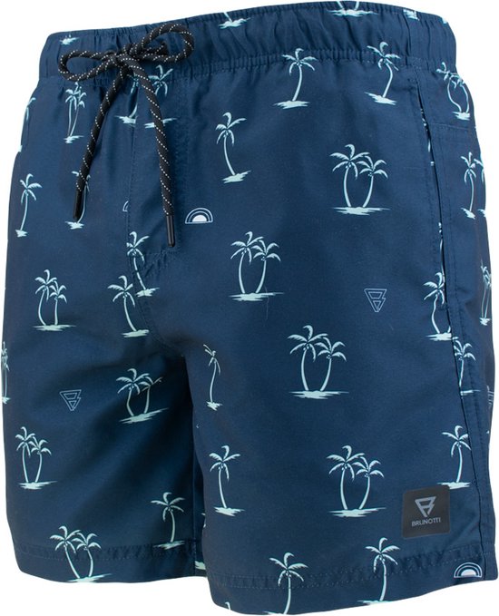 Brunotti rits zwemshort palms blauw - 3XL