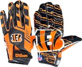 Wilson Adult NFL Stretch Fit Gloves Team Cincinnati Bengals