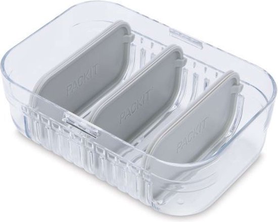 Pack It - Box voor Lunch - Tritan - Grijs van Pack It — afbeelding 5